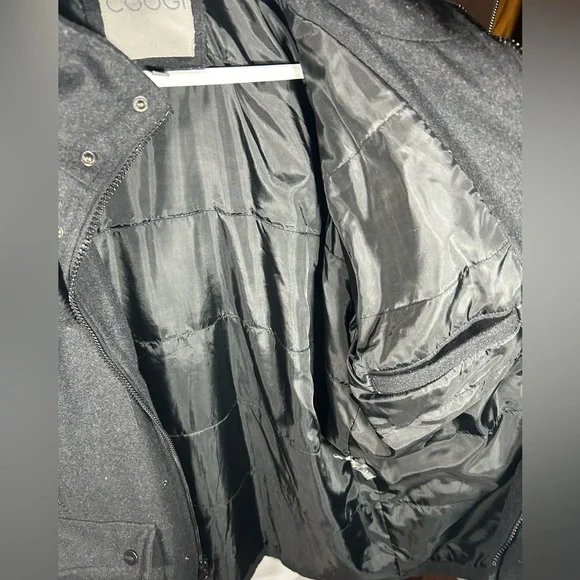 COOGI Dark Gray Military Field Coat- Wool Blend Size 2X - Picture 8 of 14